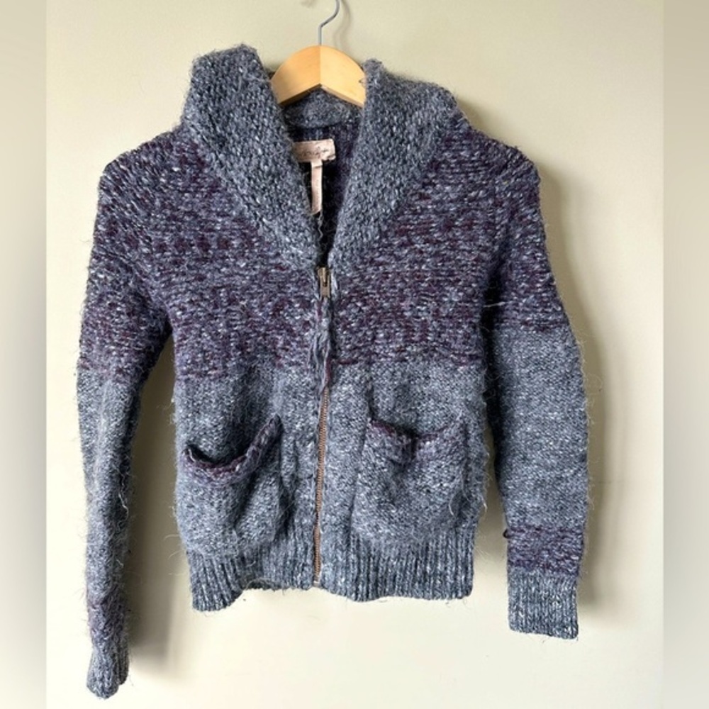 Aritzia Wilfred Free Erable Wool Zip up Sweater Size  Medium